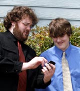 Male pattern baldness can happen to male teenagers as well as to men.