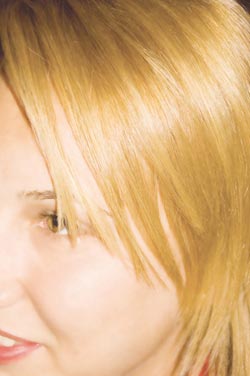 hair thinning in women is sort of their counterpart to male baldness - they don't go bald for the most part, their hair just thins out a bit.